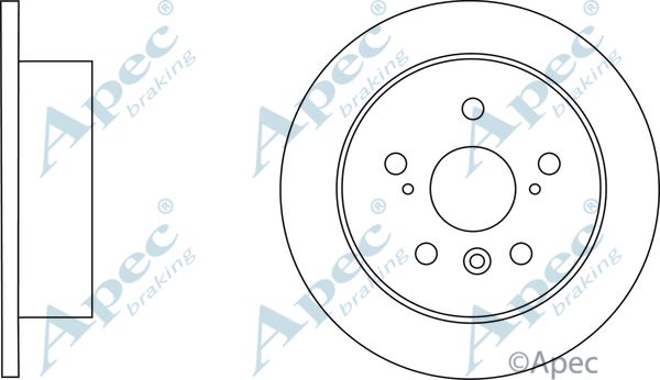 APEC BRAKING Тормозной диск DSK2799